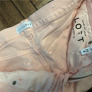 Loft Skinny Pink Jeans